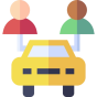 Different Vehicles And Characters